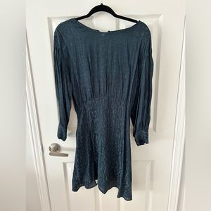 Zara Long Sleeve Navy Dress - Small
